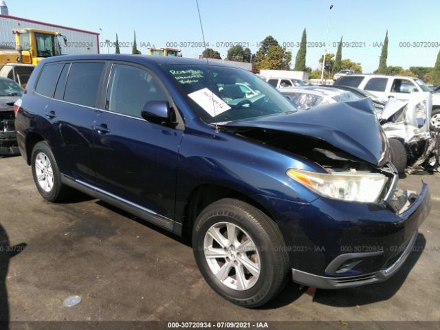 TOYOTA HIGHLANDER 2011 5tdza3eh3bs016729