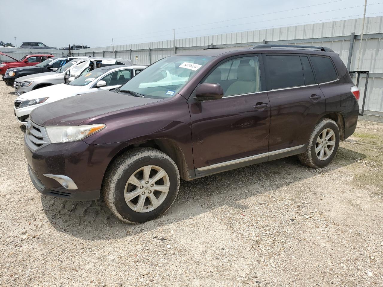 TOYOTA HIGHLANDER 2012 5tdza3eh3cs025156