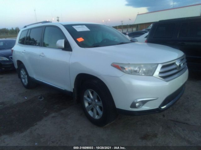 TOYOTA HIGHLANDER 2012 5tdza3eh3cs025531