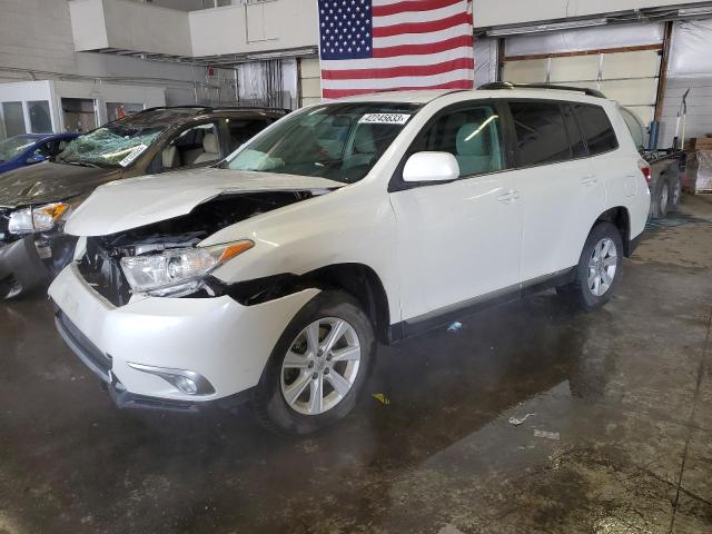 TOYOTA HIGHLANDER 2013 5tdza3eh3ds031430