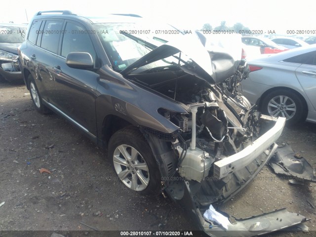 TOYOTA HIGHLANDER 2013 5tdza3eh3ds031993