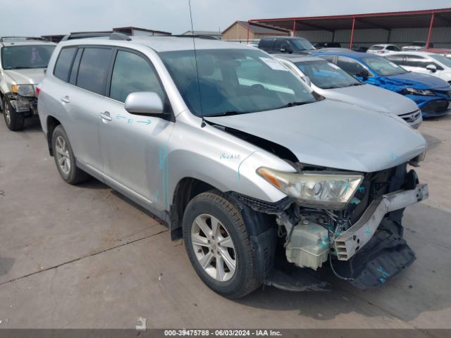 TOYOTA HIGHLANDER 2013 5tdza3eh3ds032478