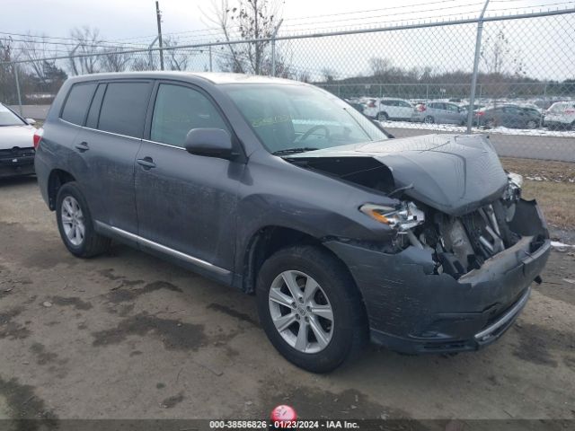 TOYOTA HIGHLANDER 2013 5tdza3eh3ds039205