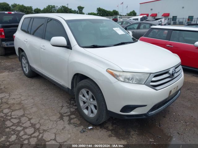 TOYOTA HIGHLANDER 2013 5tdza3eh3ds040175