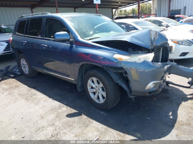 TOYOTA HIGHLANDER 2013 5tdza3eh3ds041147