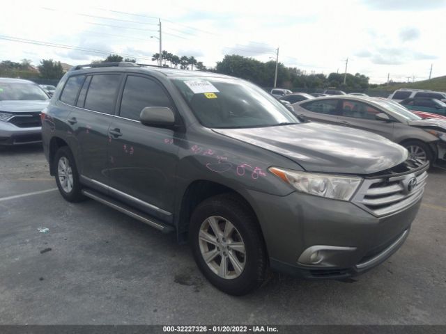 TOYOTA HIGHLANDER 2013 5tdza3eh3ds044680