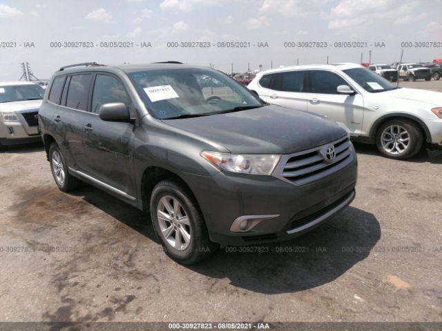 TOYOTA HIGHLANDER 2013 5tdza3eh3ds045618