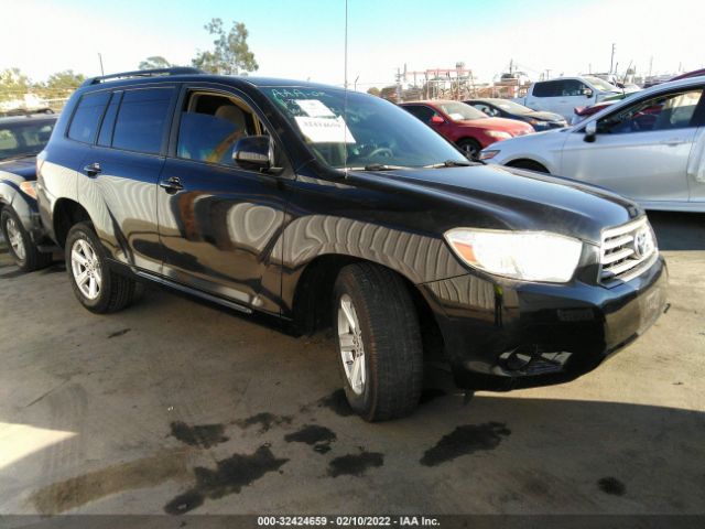 TOYOTA HIGHLANDER 2010 5tdza3eh4as006533