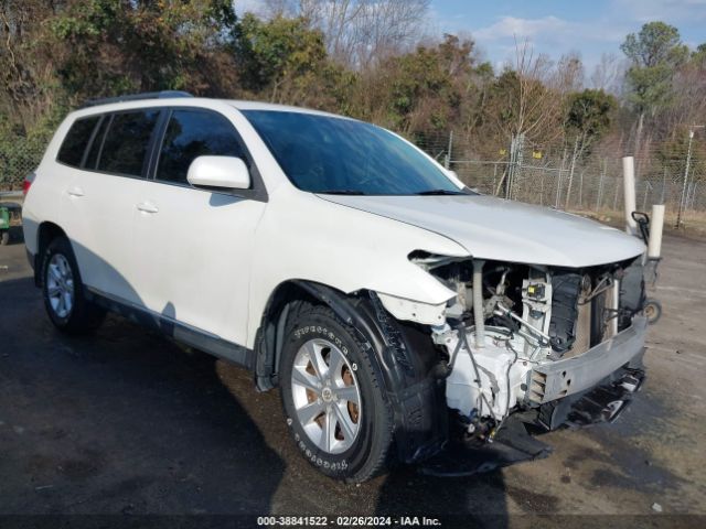 TOYOTA HIGHLANDER 2011 5tdza3eh4bs008123