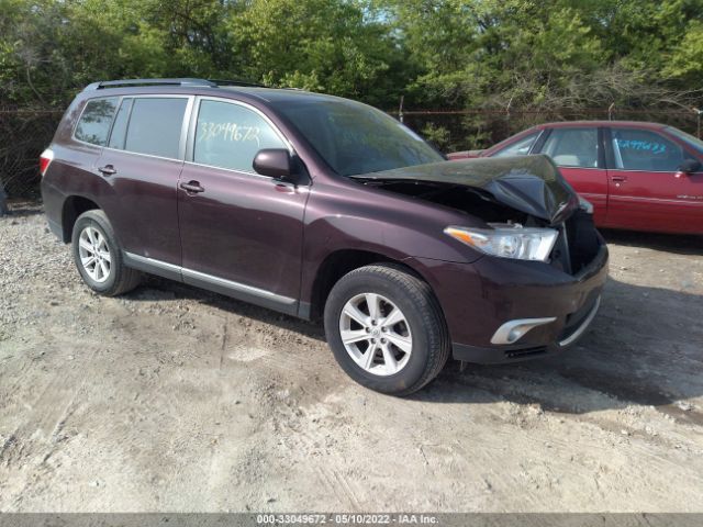 TOYOTA HIGHLANDER 2011 5tdza3eh4bs009031