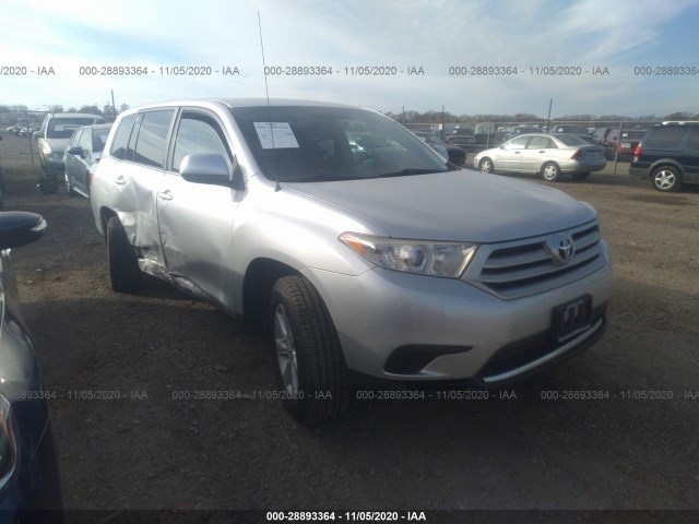 TOYOTA HIGHLANDER 2011 5tdza3eh4bs009269