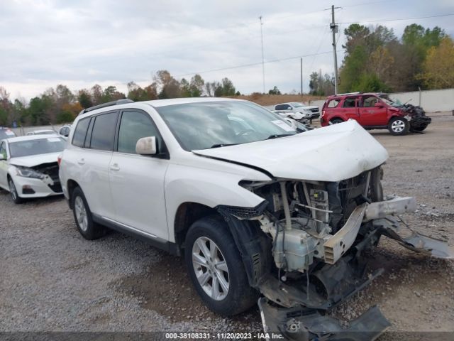 TOYOTA HIGHLANDER 2012 5tdza3eh4cs017194