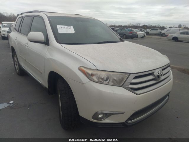 TOYOTA HIGHLANDER 2012 5tdza3eh4cs020421