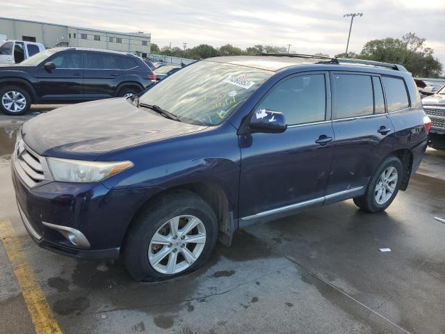 TOYOTA HIGHLANDER 2012 5tdza3eh4cs021312