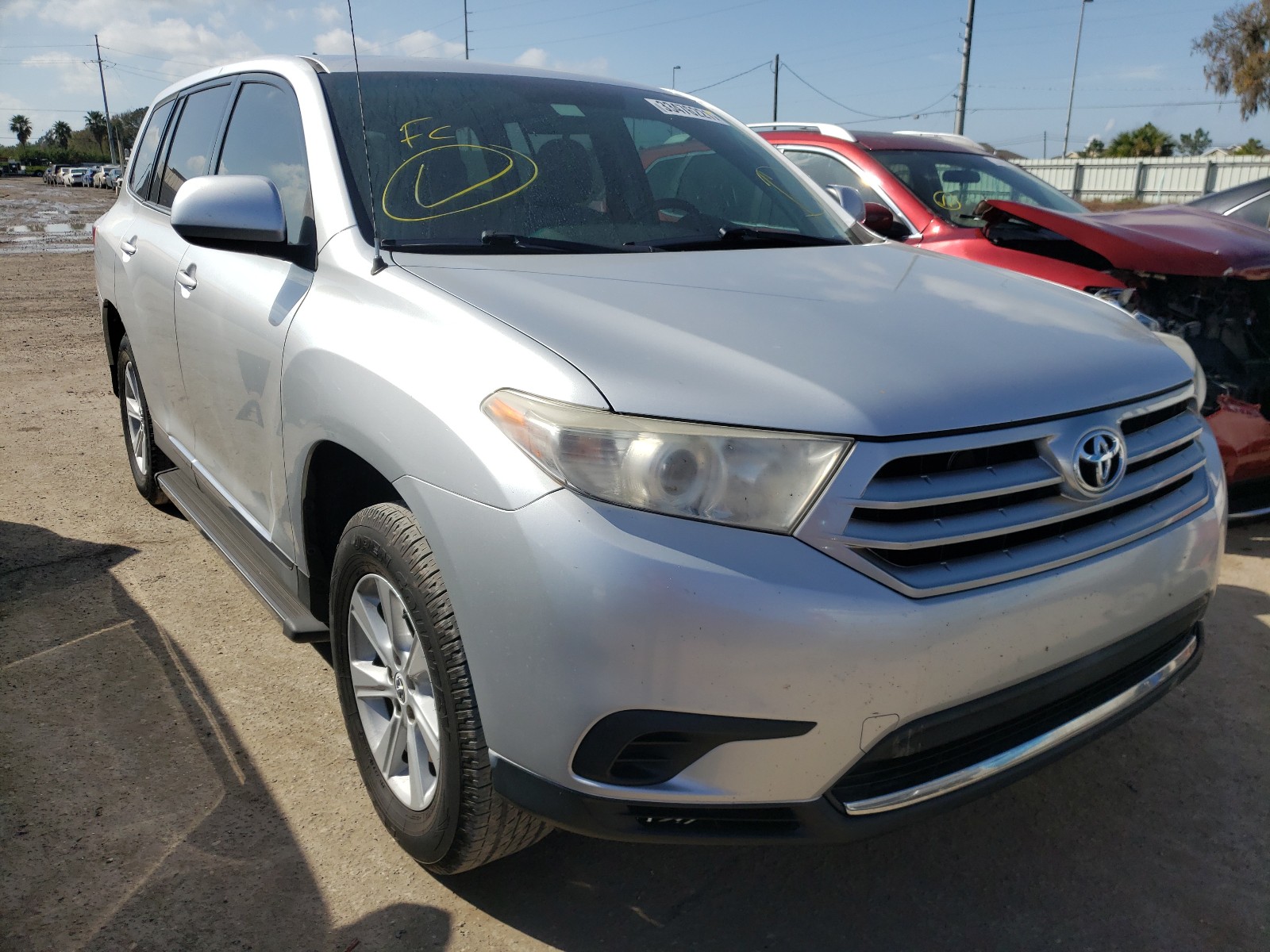 TOYOTA HIGHLANDER 2012 5tdza3eh4cs023593