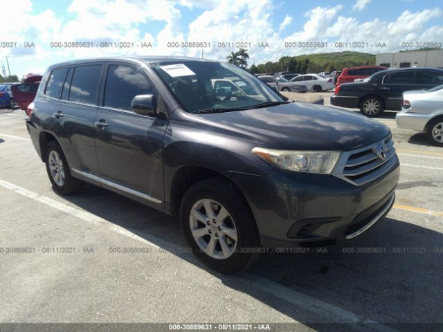 TOYOTA HIGHLANDER 2013 5tdza3eh4ds033655