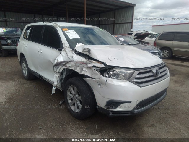 TOYOTA HIGHLANDER 2013 5tdza3eh4ds042629