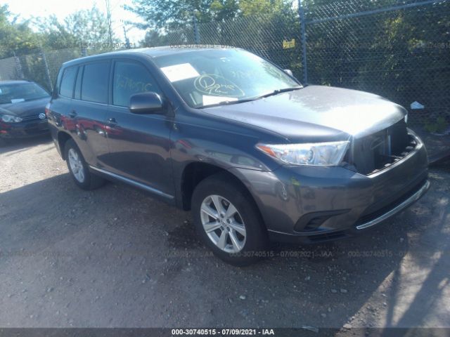 TOYOTA HIGHLANDER 2013 5tdza3eh4ds042730