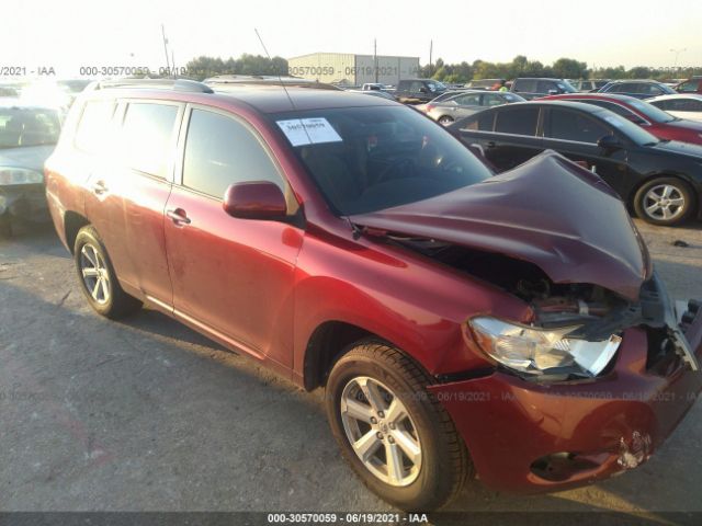 TOYOTA HIGHLANDER 2010 5tdza3eh5as002233