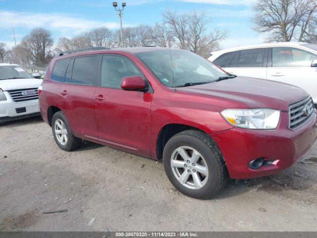 TOYOTA HIGHLANDER 2010 5tdza3eh5as006735