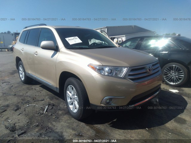 TOYOTA HIGHLANDER 2012 5tdza3eh5cs017253