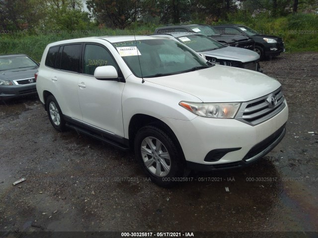 TOYOTA HIGHLANDER 2012 5tdza3eh5cs026423