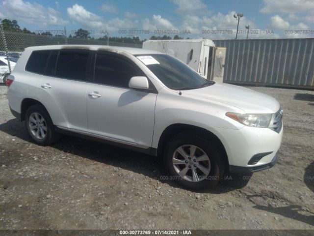 TOYOTA HIGHLANDER 2012 5tdza3eh5cs026616