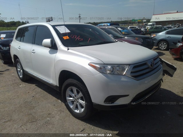 TOYOTA HIGHLANDER 2012 5tdza3eh5cs027605