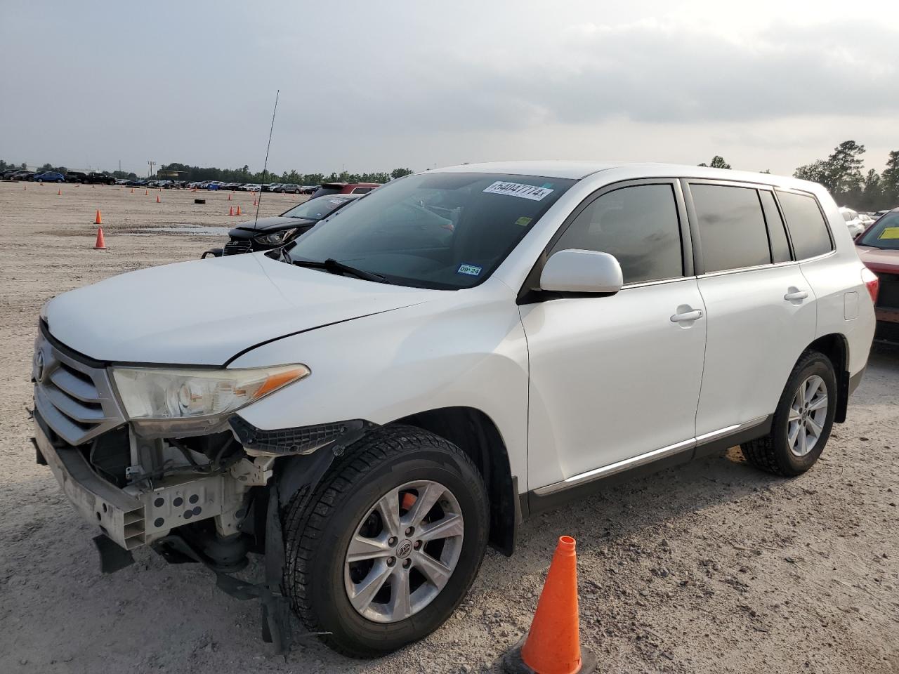 TOYOTA HIGHLANDER 2012 5tdza3eh5cs028107