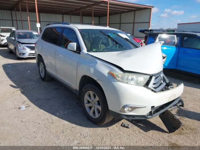 TOYOTA HIGHLANDER 2013 5tdza3eh5ds031820