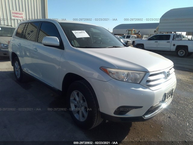 TOYOTA HIGHLANDER 2013 5tdza3eh5ds037911