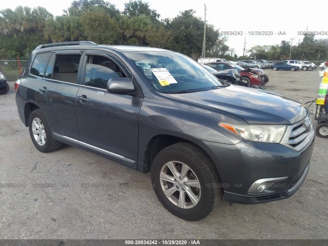 TOYOTA HIGHLANDER 2013 5tdza3eh5ds045006