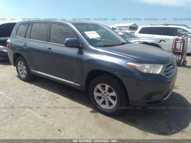 TOYOTA HIGHLANDER 2013 5tdza3eh5ds046348