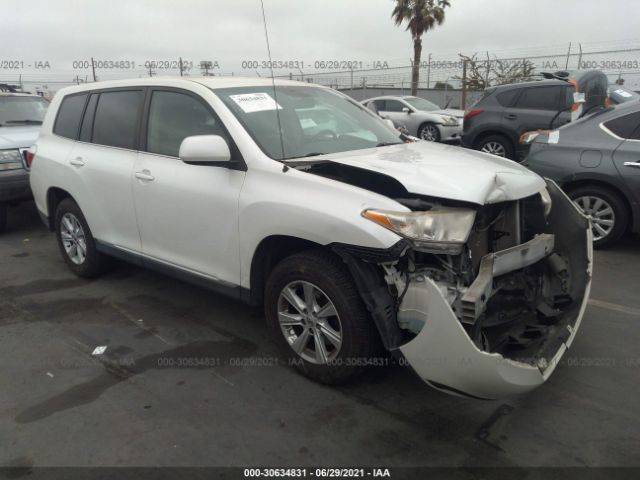 TOYOTA HIGHLANDER 2011 5tdza3eh6bs012111