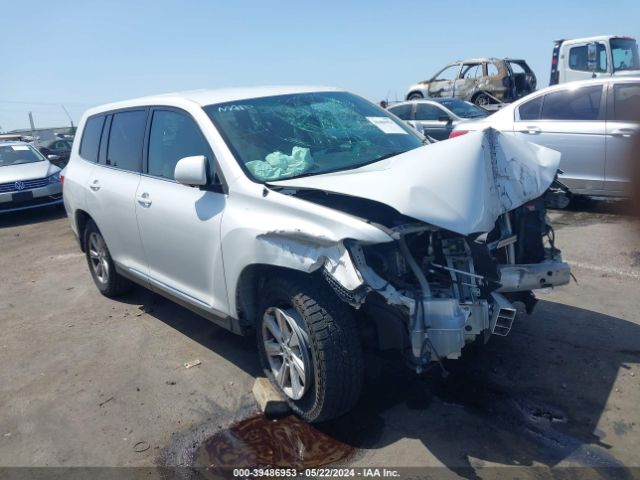 TOYOTA HIGHLANDER 2011 5tdza3eh6bs013243