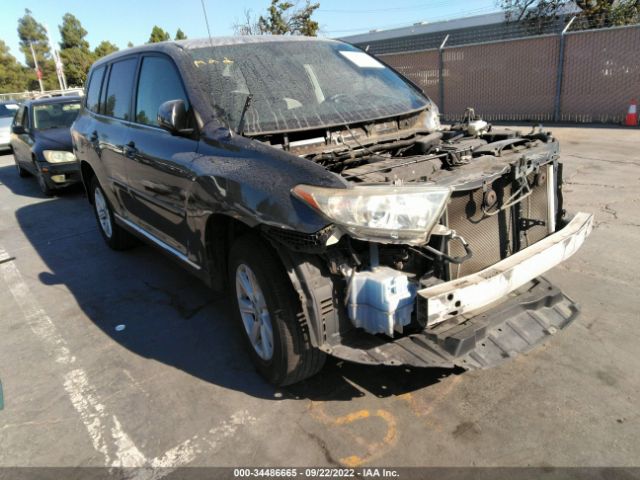 TOYOTA HIGHLANDER 2011 5tdza3eh6bs013520