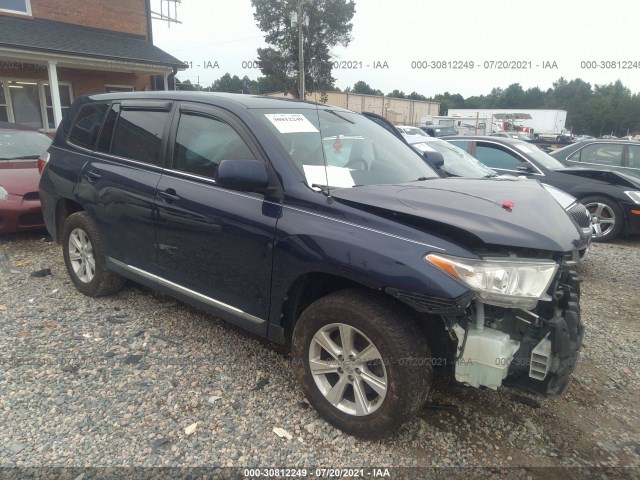 TOYOTA HIGHLANDER 2012 5tdza3eh6cs017360