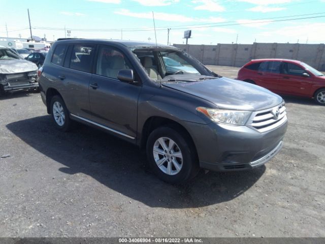 TOYOTA HIGHLANDER 2012 5tdza3eh6cs018119