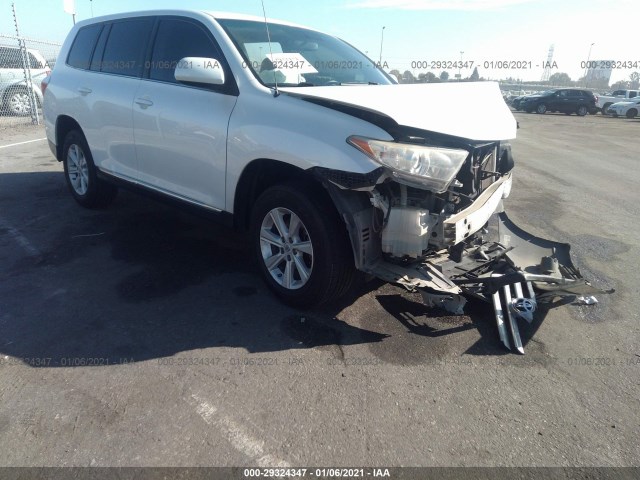 TOYOTA HIGHLANDER 2012 5tdza3eh6cs019772