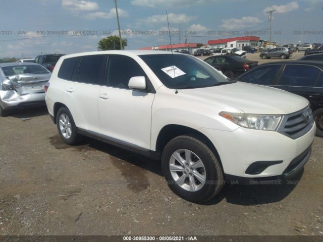 TOYOTA HIGHLANDER 2012 5tdza3eh6cs023630