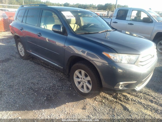 TOYOTA HIGHLANDER 2013 5tdza3eh6ds035262