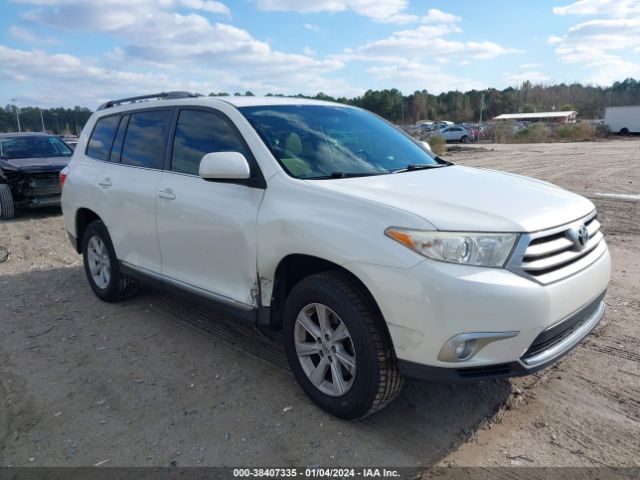 TOYOTA HIGHLANDER 2013 5tdza3eh6ds039005