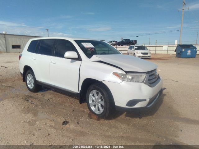 TOYOTA HIGHLANDER 2013 5tdza3eh6ds040039