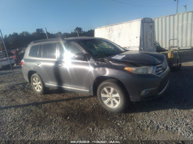 TOYOTA HIGHLANDER 2013 5tdza3eh6ds040865