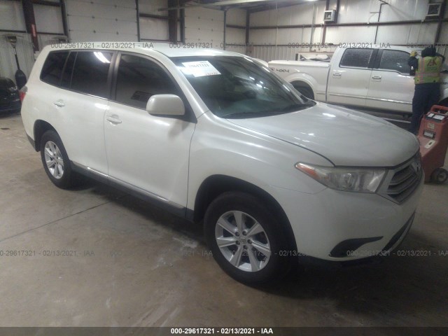 TOYOTA HIGHLANDER 2013 5tdza3eh6ds042678