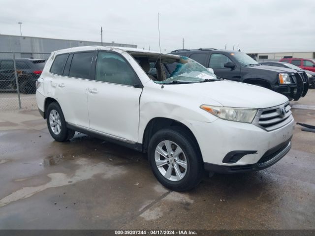 TOYOTA HIGHLANDER 2011 5tdza3eh7bs013655