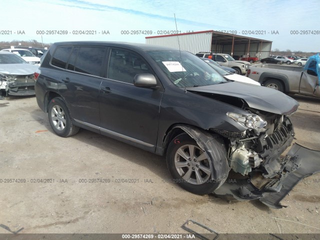 TOYOTA HIGHLANDER 2011 5tdza3eh7bs015566