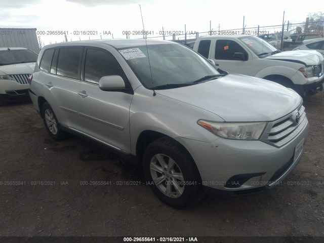 TOYOTA HIGHLANDER 2011 5tdza3eh7bs015678