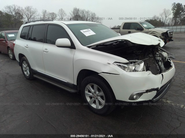 TOYOTA HIGHLANDER 2012 5tdza3eh7cs026729