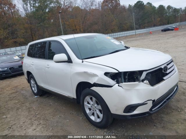 TOYOTA HIGHLANDER 2012 5tdza3eh7cs027038